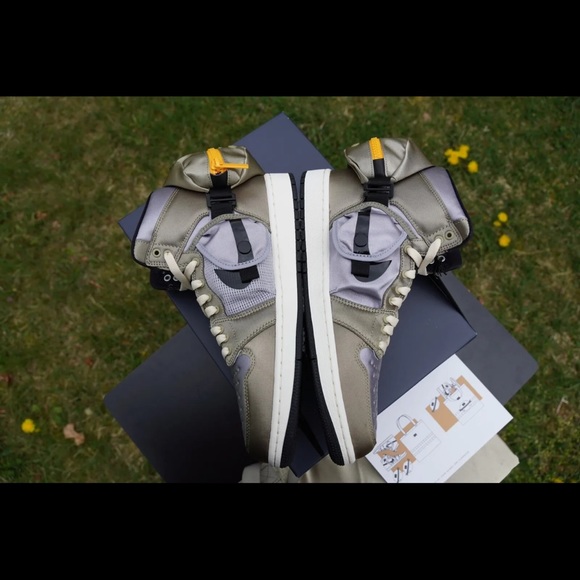 Nike Air Jordan 1 Retro High OG Utility Olive Taxi SP DO8727-200 Men Size New xx - Picture 5 of 7